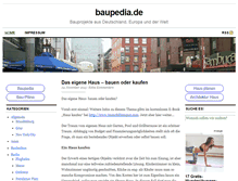 Tablet Screenshot of baupedia.de